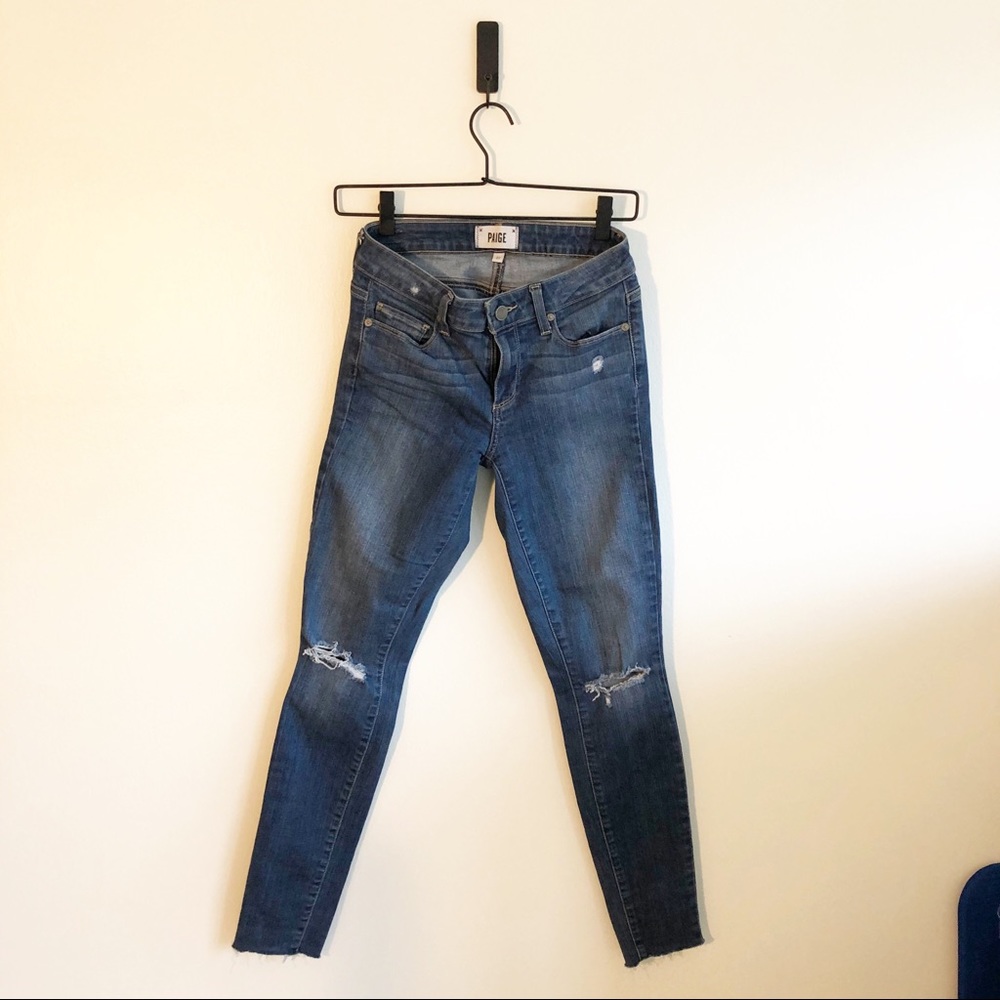 Paige Verdugo UltraSkinny Waverly Destructed Jeans